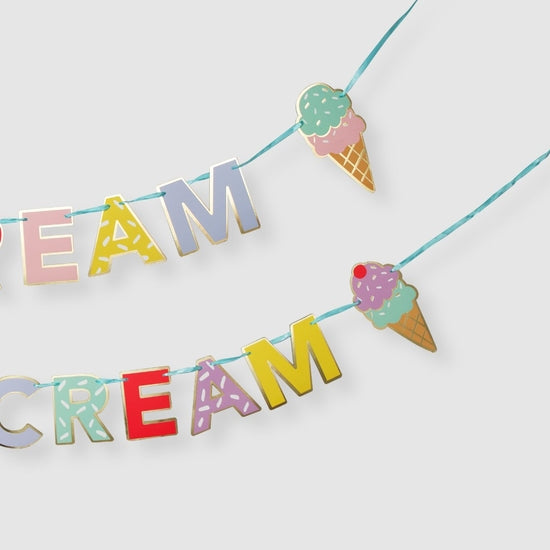I Scream for Ice Cream Banner