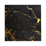 Black Marble Lunch Napkins