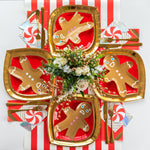 Red Peppermint Small Napkins
