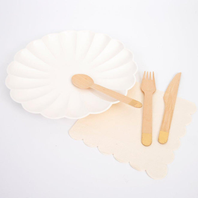 Wooden Cutlery-Gold