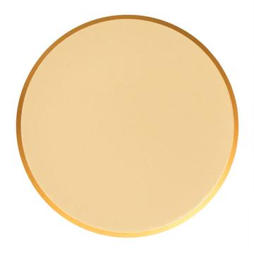 Large Gold Paper Plates