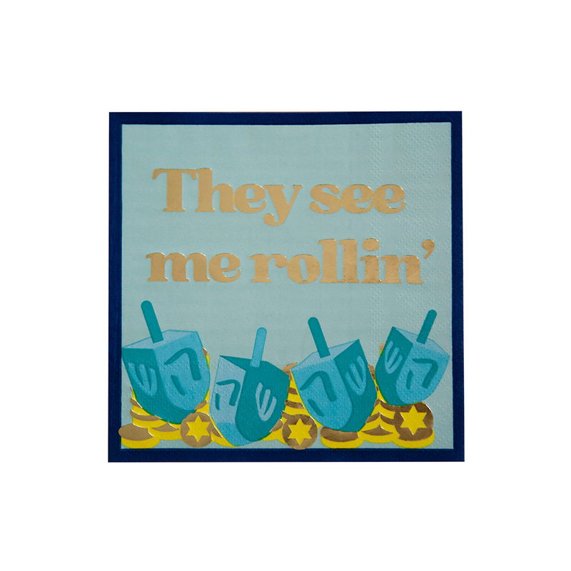 "They See Me Rollin" Cocktail Napkins