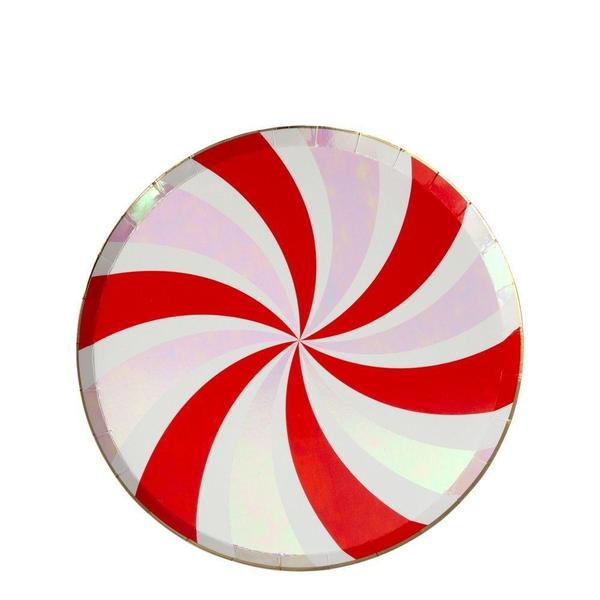 Peppermint Swirl Side Plate